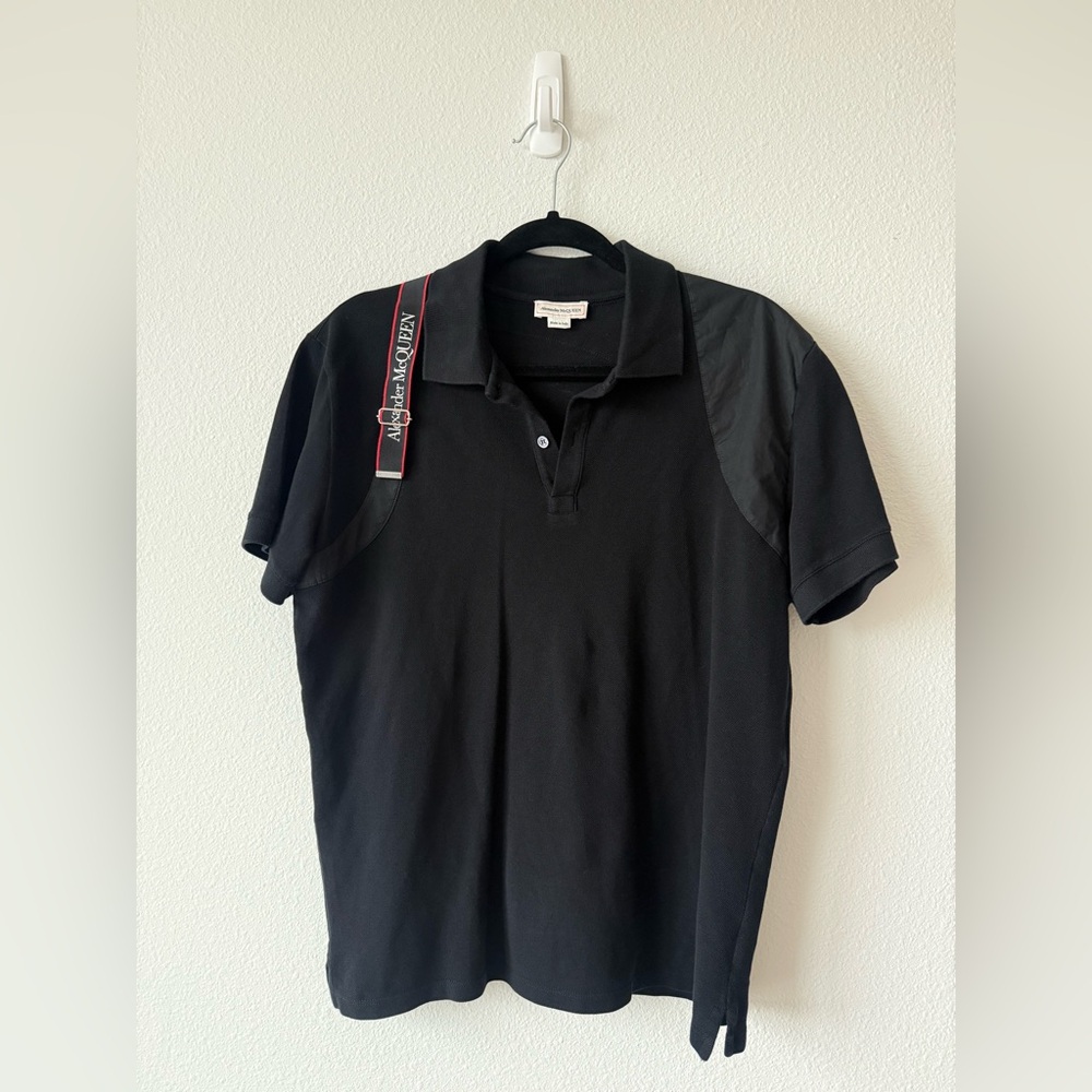 Alexander McQueen Black Harness Polo - Picture 5 of 10